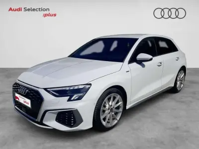 Usado Audi A3 Sportback S-Line 150 CV (110 kW) 2023 Blanco Utilitario