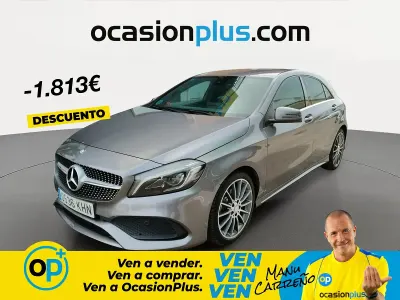 Usado Mercedes A180 109 CV (80 kW) 2018 Gris Berlina