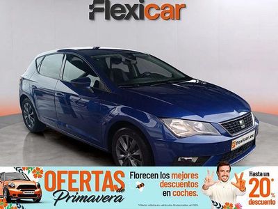 Usado Seat Leon Style 130 CV (95 kW) 2020 Azul Berlina
