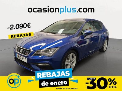 Azul Usado 2019 Seat Leon FR Berlina | 18.490 € (Precio justo)