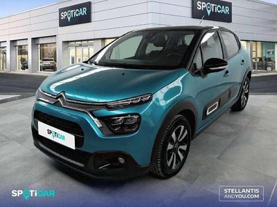 Usado Citroën C3 Feel 99 CV (72 kW) 2021 Verde Utilitario