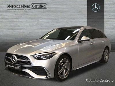 Usado Mercedes C300e 313 CV (230 kW) 2024 Plateado Familiar
