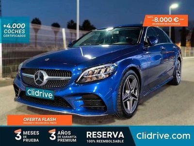 Brugt Mercedes C200 150 HK (110 kW) 2018 Blå Sedan