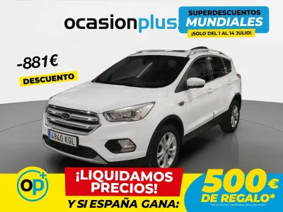 Usado Ford Kuga Titanium 150 CV (110 kW) 2017 Blanco SUV