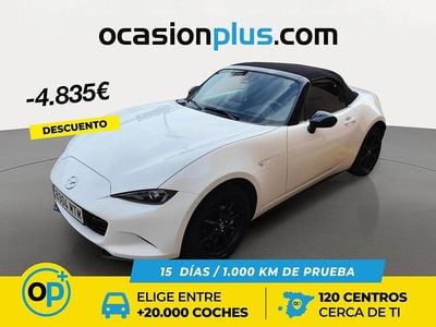 Usado Mazda MX5 Prime-Line 132 CV (97 kW) 2024 Blanco Descapotable