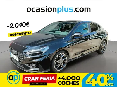Usado Hyundai i30 N Line 160 CV (117 kW) 2021 Negro Berlina