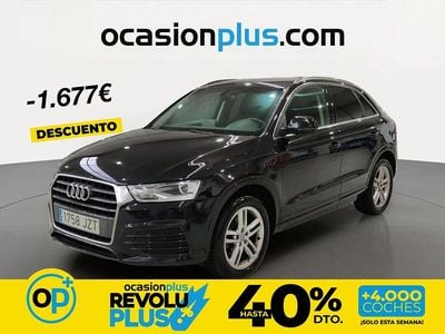 Usado Audi Q3 Sport 150 CV (110 kW) 2017 Negro SUV