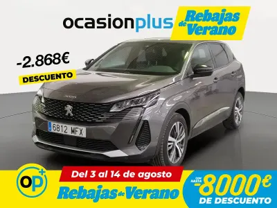 Usado Peugeot 3008 Allure 130 CV (95 kW) 2023 Gris SUV