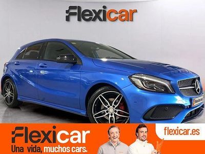 Usado Mercedes A200 AMG line 136 CV (100 kW) 2016 Azul