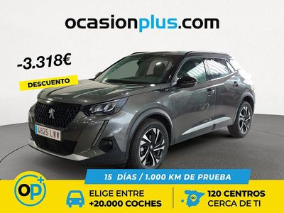 Usado Peugeot 2008 GT 130 CV (95 kW) 2022 Gris / plata SUV