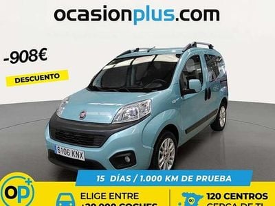Usado Fiat Qubo Lounge 80 CV (58 kW) 2018 Azul Monovolumen