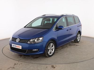 Usado VW Sharan Advance 150 CV (110 kW) 2019 Azul Monovolumen