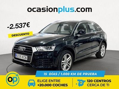 Negro Usado 2017 Audi Q3 Sport SUV | 19.213 € (Precio justo)