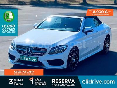 Blanco Usado 2017 Mercedes C220 Descapotable | 30.590 €