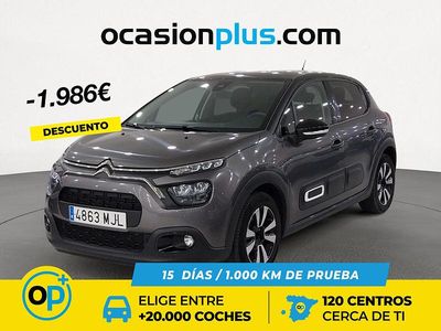 Gris Usado 2023 Citroën C3 PureTech Utilitario | 13.490 € (Precio justo)