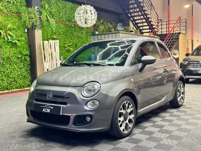 Usado Fiat 500S S 69 CV (50 kW) 2013 Gris / plata Descapotable