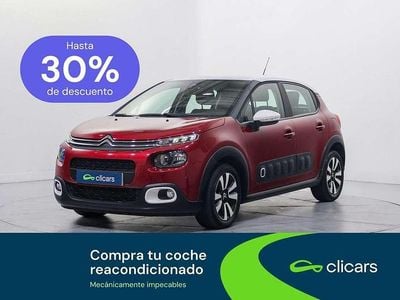 Usado Citroën C3 Feel 75 CV (55 kW) 2018 Rojo Utilitario