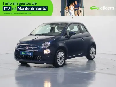 Usado Fiat 500 Lounge 69 CV (50 kW) 2019 Azul Berlina