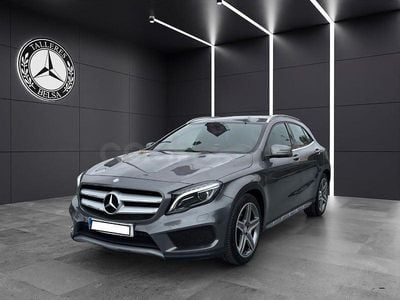 Usado Mercedes GLA220 AMG line 170 CV (125 kW) 2015 Gris / plata SUV