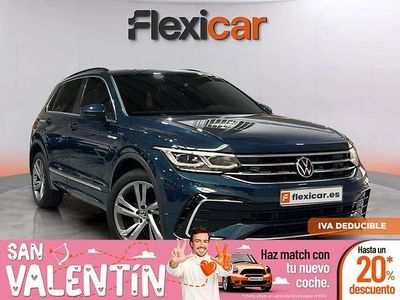 Azul Usado 2021 VW Tiguan R-line SUV | 28.990 € (Precio justo)