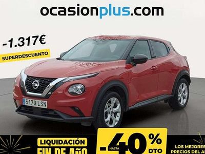 Rojo Usado 2021 Nissan Juke Acenta SUV | 13.173 € (Precio justo)