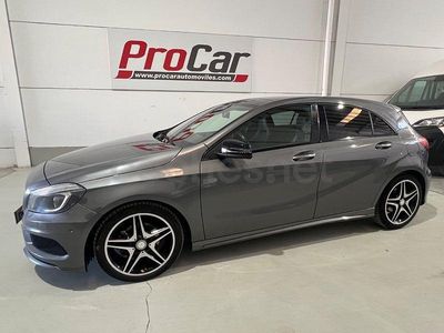 Usado Mercedes A200 AMG line 136 CV (100 kW) 2015 Gris / plata Berlina
