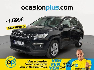 Usado Jeep Compass Longitude 120 CV (88 kW) 2019 Negro SUV
