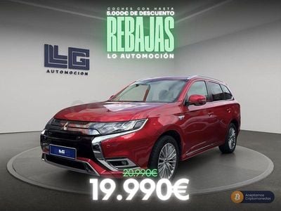 Usado Mitsubishi Outlander P-HEV 224 CV (164 kW) 2020 Rojo SUV
