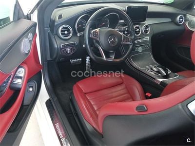 Usado Mercedes C220 AMG line 170 CV (125 kW) 2016 Blanco Coupe