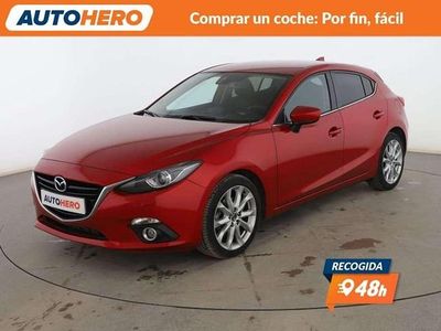 Rojo Usado 2015 Mazda 3 Luxury Utilitario | 14.499 € (Precio justo)