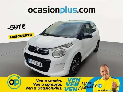Usado Citroën C1 PureTech 82 CV (60 kW) 2018 Blanco Utilitario