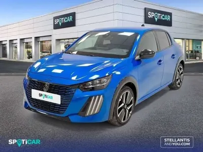 Usado Peugeot e-208 GT 100 kW (136 CV) 2024 Azul Utilitario