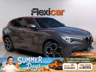 Usado Alfa Romeo Stelvio Veloce 211 CV (155 kW) 2021 Gris SUV