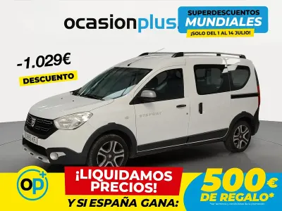 Usado Dacia Dokker 90 CV (66 kW) 2017 Blanco Monovolumen