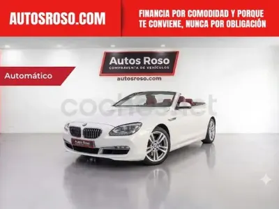 Usado BMW 640 Cabriolet 320 CV (235 kW) 2015 Blanco Descapotable