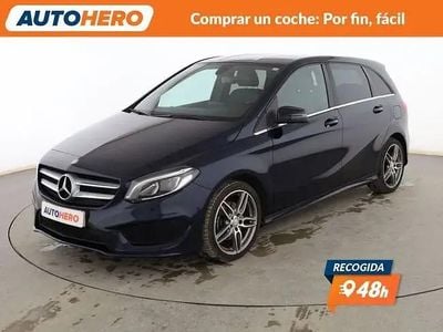Occasion Mercedes B200 AMG line 136 PK (100 kW) 2016 Blauw MPV