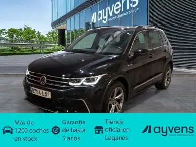 Usado VW Tiguan R-line 150 CV (110 kW) 2021 Negro SUV