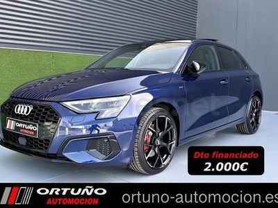 Usado Audi A3 S-Line 150 CV (110 kW) 2021 Azul Berlina