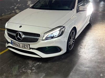 Usado Mercedes A180 AMG line 122 CV (89 kW) 2017 Blanco Berlina