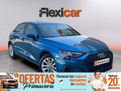 Usado Audi A3 116 CV (85 kW) 2021 Azul Berlina