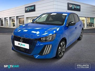 Usado Peugeot 208 Allure 100 CV (73 kW) 2024 Azul Utilitario