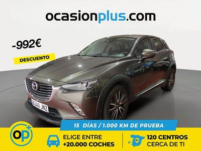 Usado Mazda CX-3 Luxury 120 CV (88 kW) 2016 Gris SUV