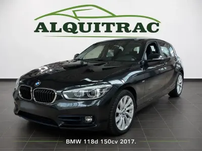 Usado BMW 118 Sport Line 150 CV (110 kW) 2017 Negro Utilitario