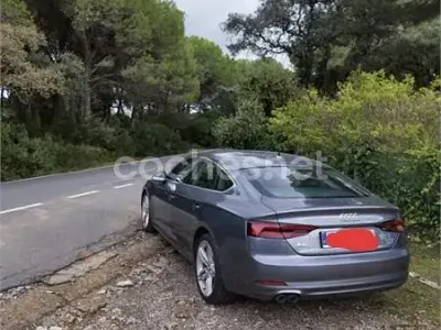 Usado Audi A5 Sportback 190 CV (139 kW) 2018 Gris / plata Utilitario