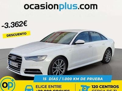 Usado Audi A6 S-Line 190 CV (139 kW) 2018 Blanco Berlina