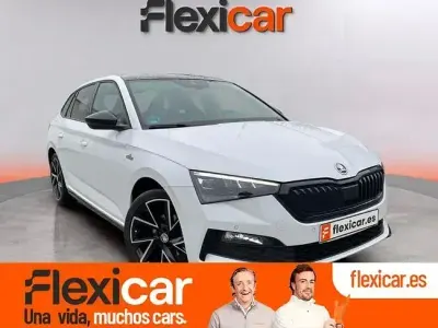 Usado Skoda Scala Monte Carlo 150 CV (110 kW) 2023 Blanco Utilitario