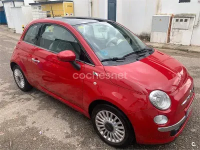 Używany Fiat 500 Lounge 69 KM (50 kW) 2013 Czerwony Sedan/Limuzyna
