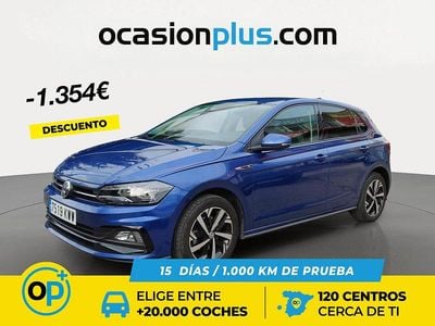 Azul Usado 2019 VW Polo Sportline Berlina | 14.900 € (Precio justo)