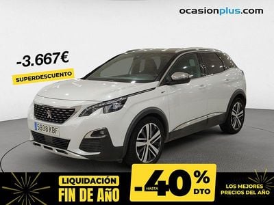 Blanco Usado 2017 Peugeot 3008 GT SUV | 14.723 € (Buen precio)