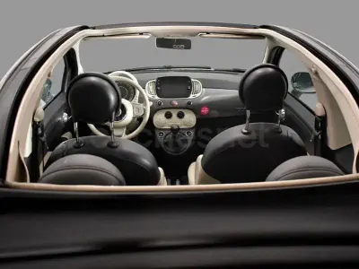 Usado Fiat 500C Dolcevita 70 CV (51 kW) 2021 Gris / plata Descapotable